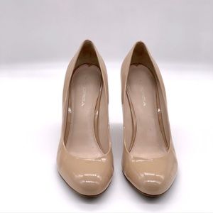 VIA SPIGA PATENT LEADER WEDGE HEELS